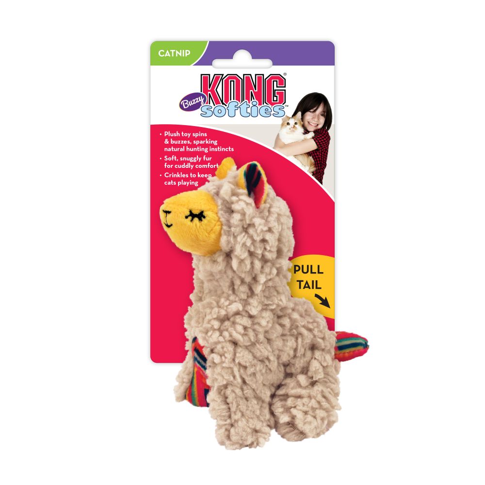 Kattleksak Softies Buzzy Llama Beige