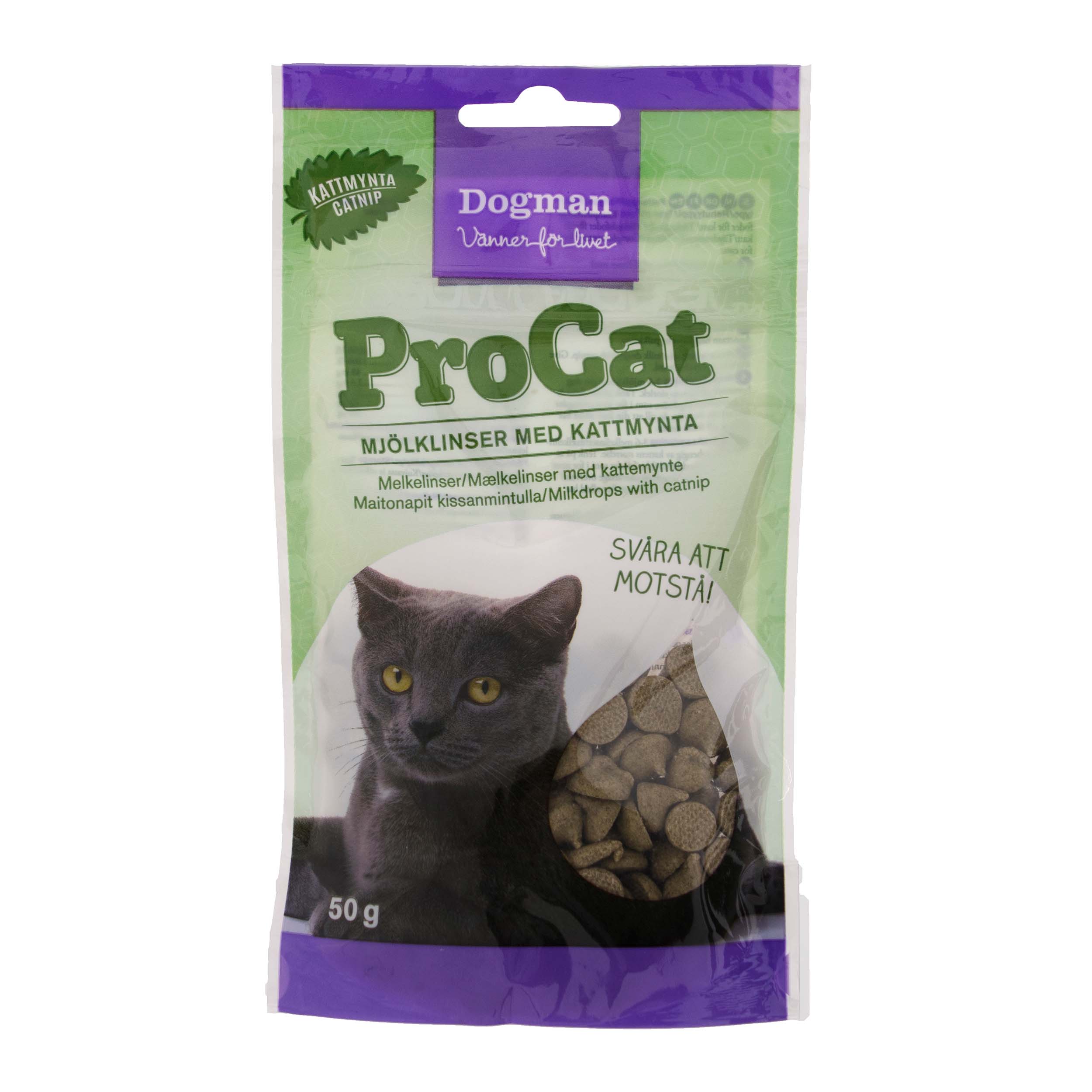Procat Mj&ouml;lklinser med Mynta 50g