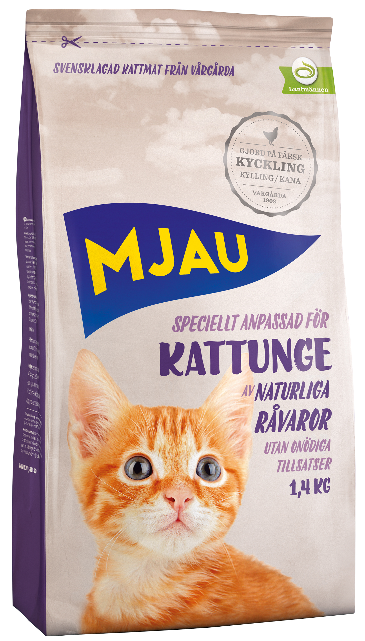 Torrfoder f&ouml;r kattunge 1,4kg