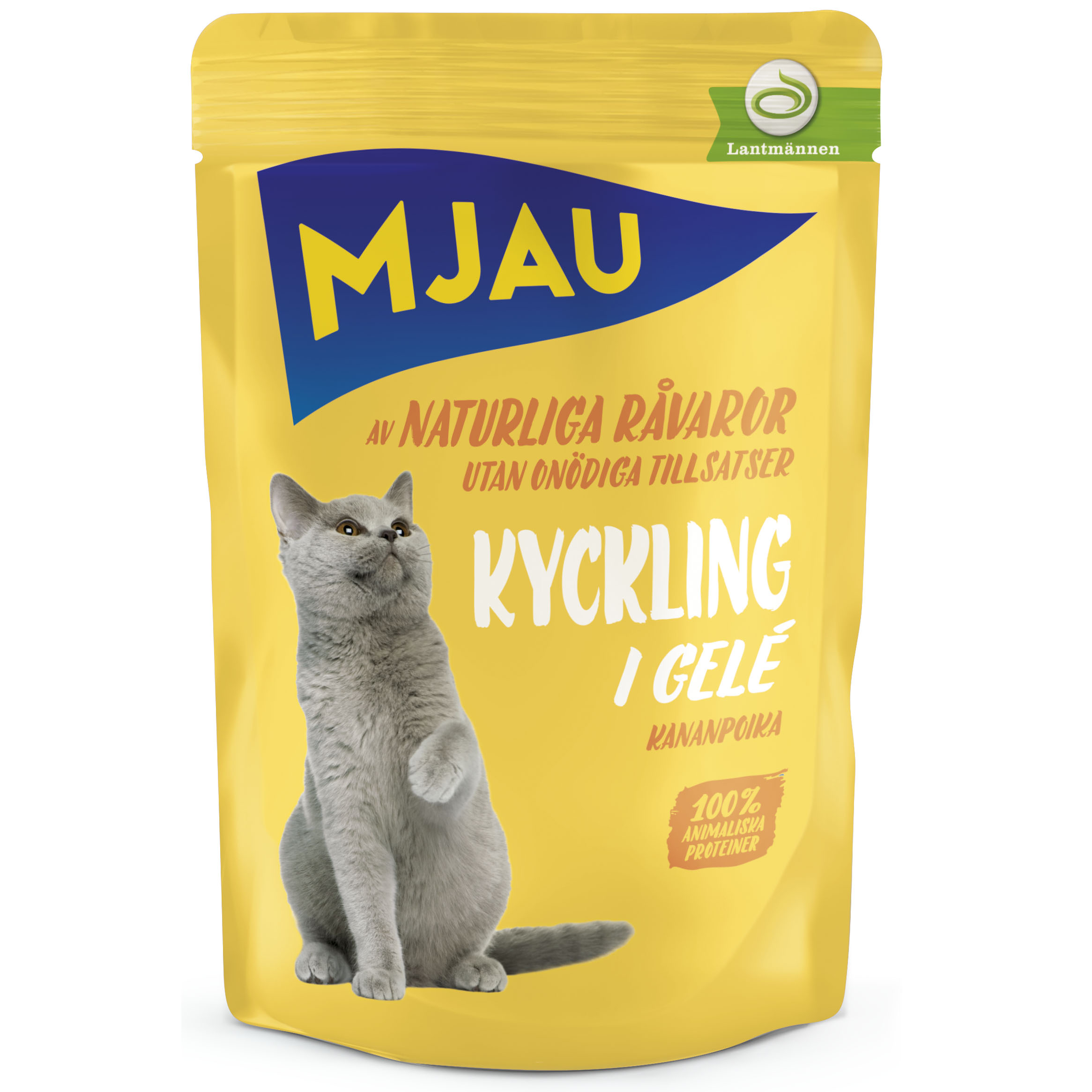 Bitar I Gel&eacute; Med Kyckling 85g Kattmat