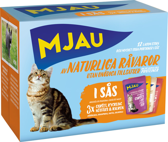 Bitar I S&aring;s Med K&ouml;ttmix 12x85g Kattmat