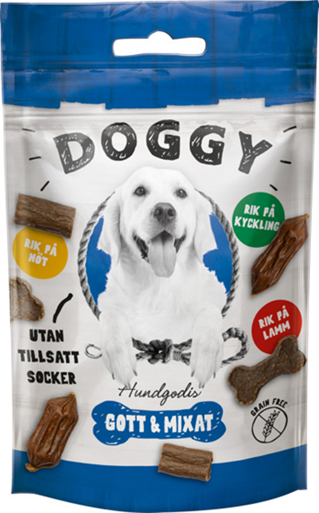 Hundgodis Gott &amp; Mixat 60g