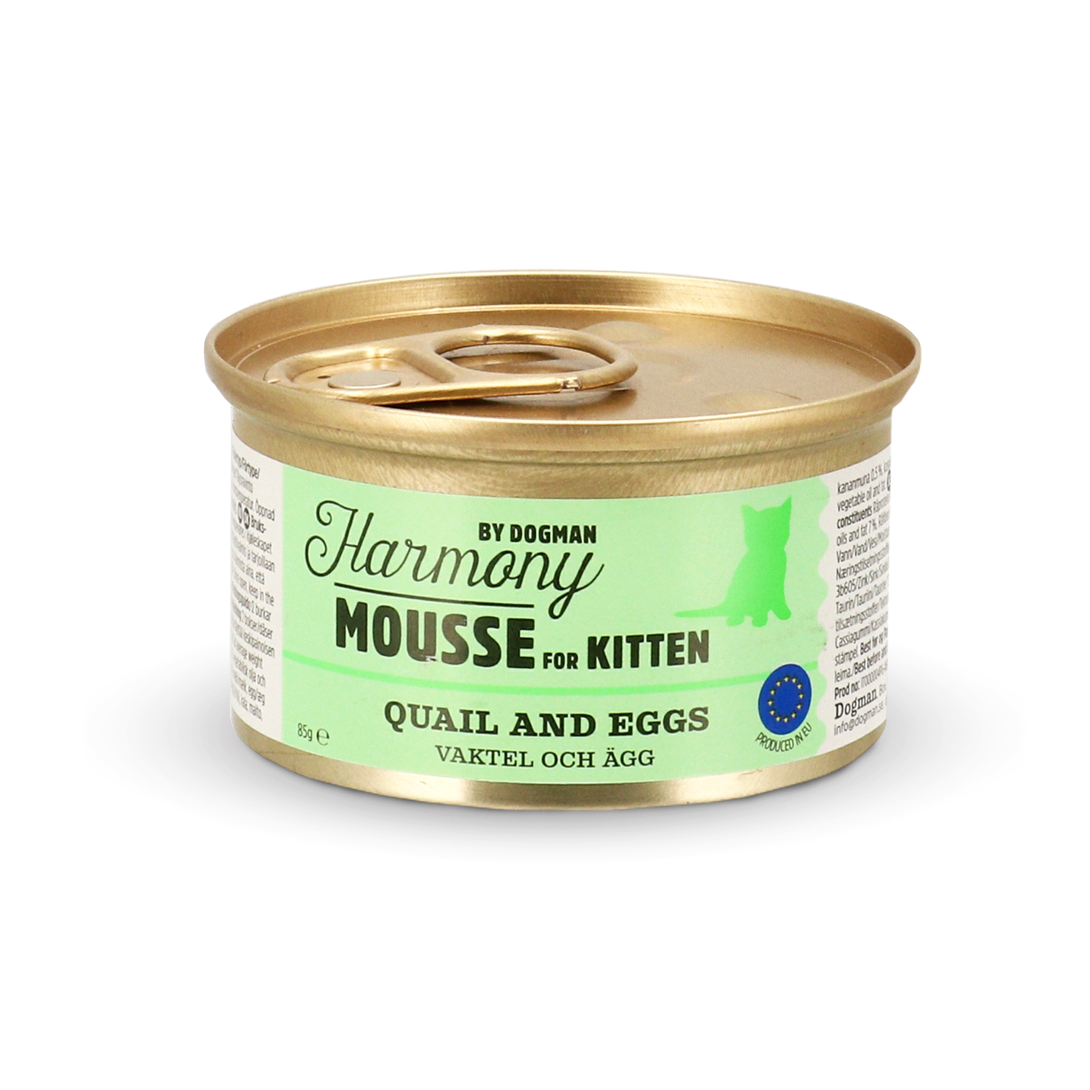 Cat Mousse Kitten Vaktel/&Auml;gg 85g