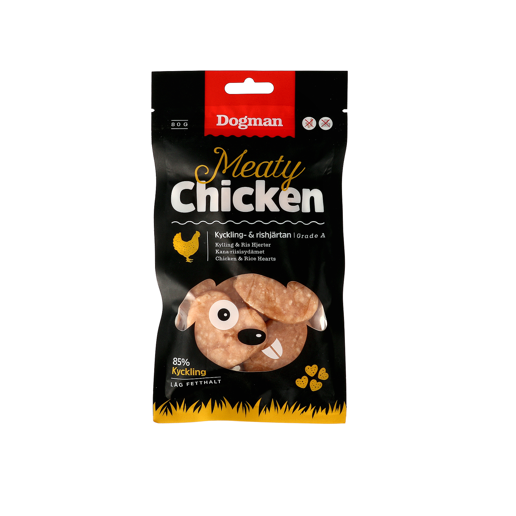 Kyckling och Rishj&auml;rtan 80g