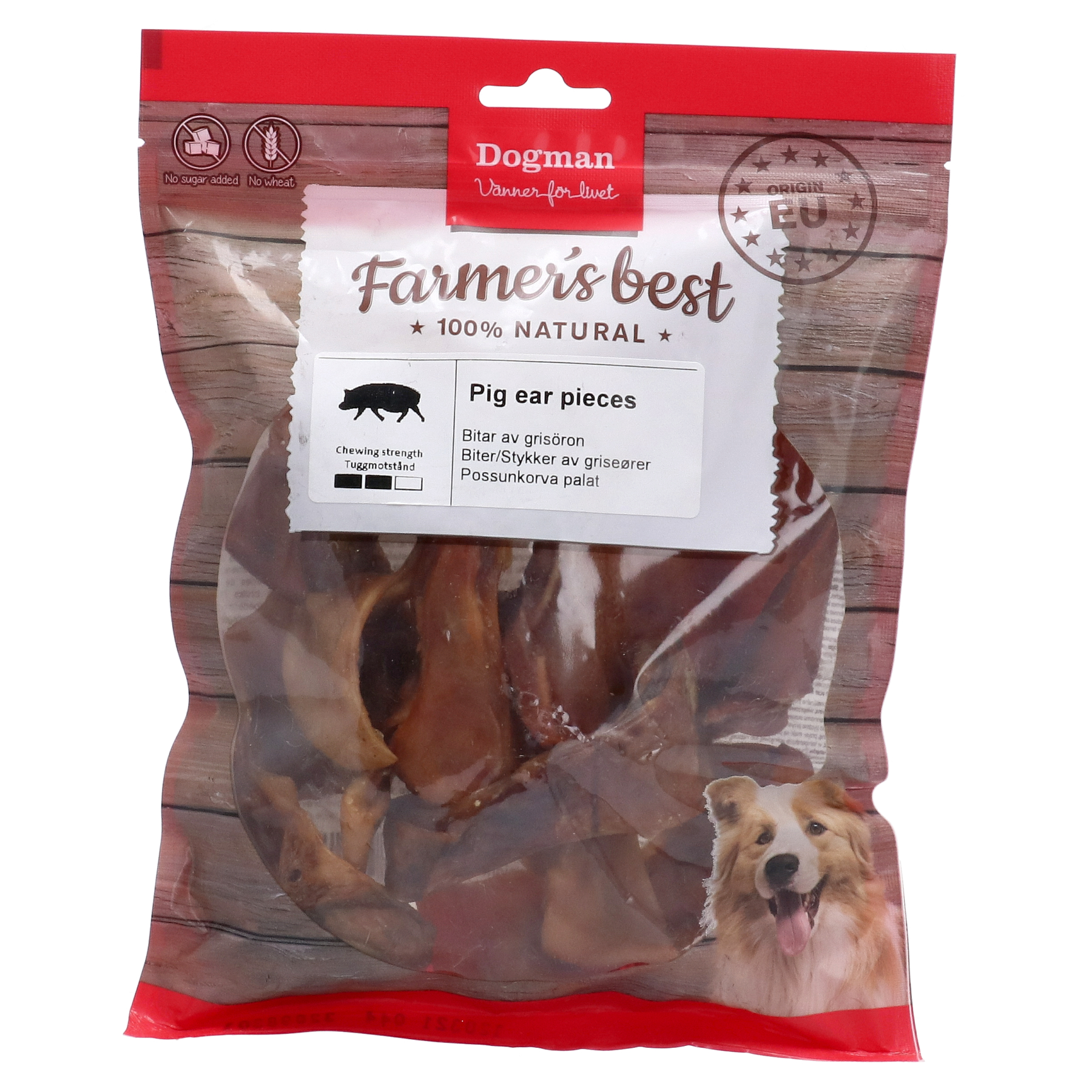 Farmers Best Bitar av torkat gris&ouml;ra 250g