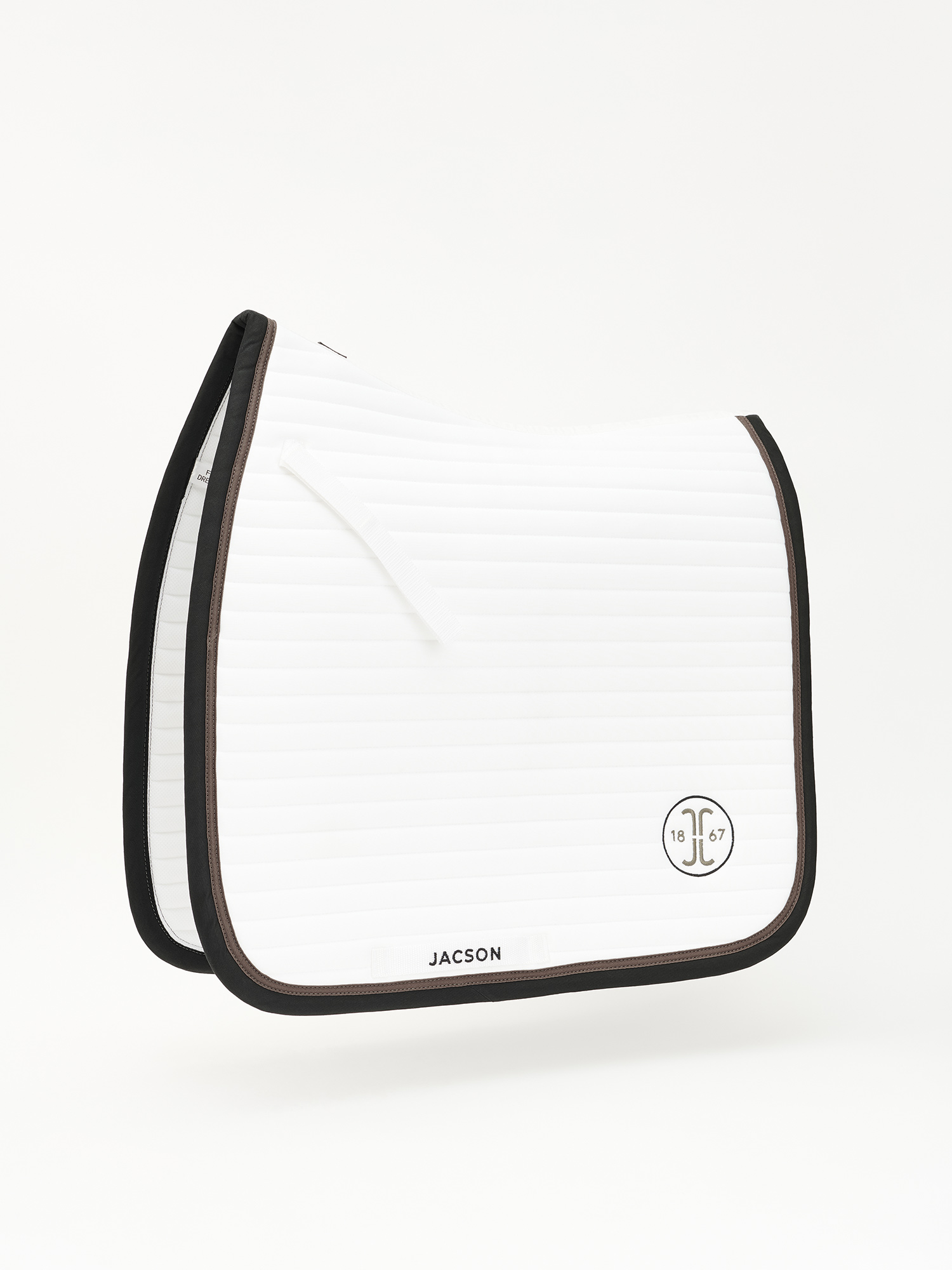 Karlskrona Schabrak Vit/svart Full Dressyr