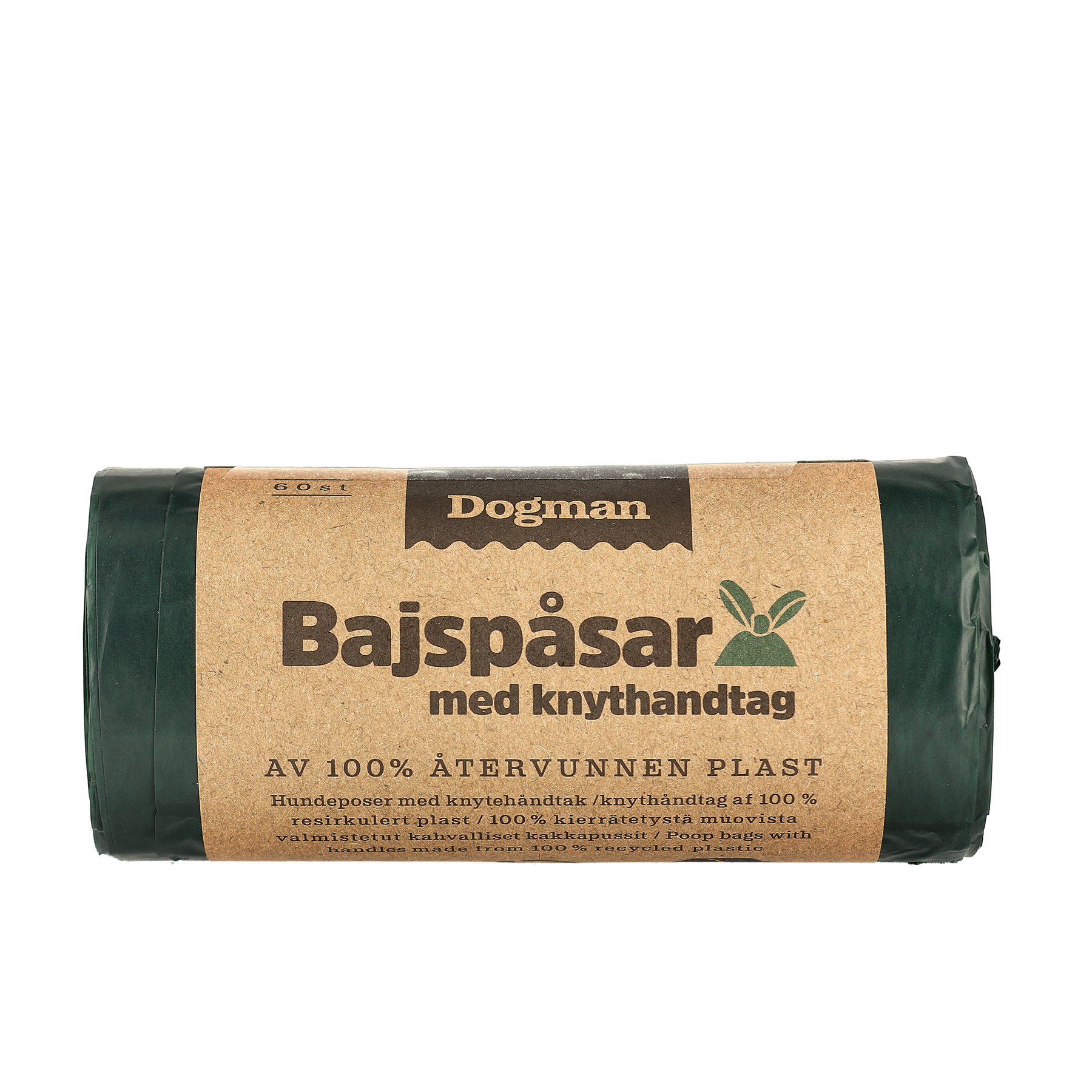 Bajsp&aring;sar av 100% &aring;tervunnen plast 60p