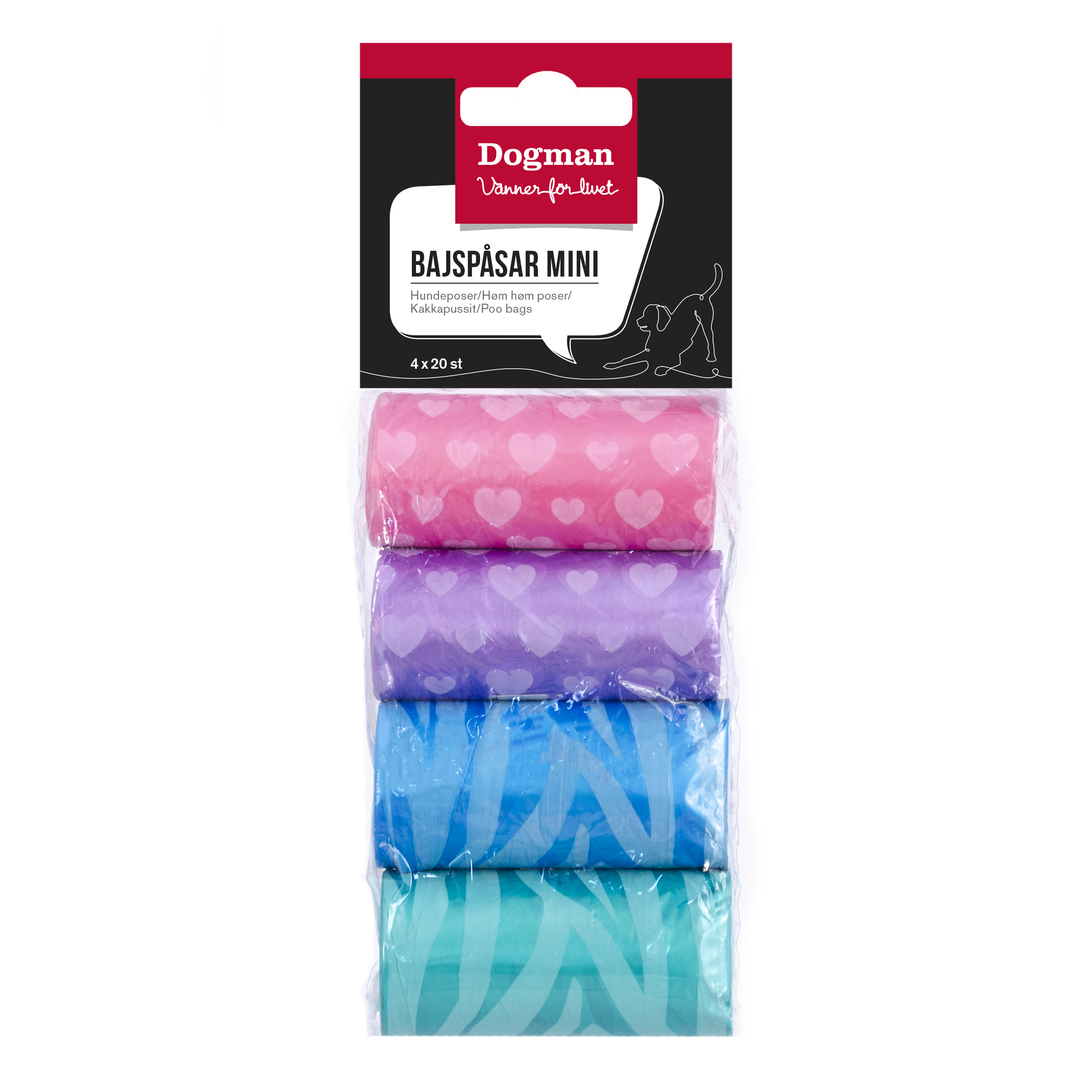 Bajsp&aring;sar Mini Mixade f&auml;rger 4x20p