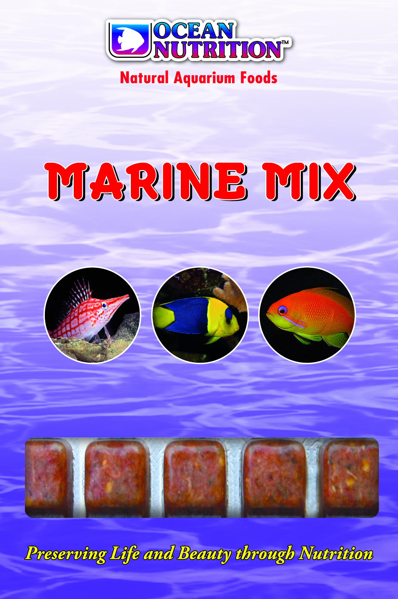 Fryst Marine Mix Foder 100g