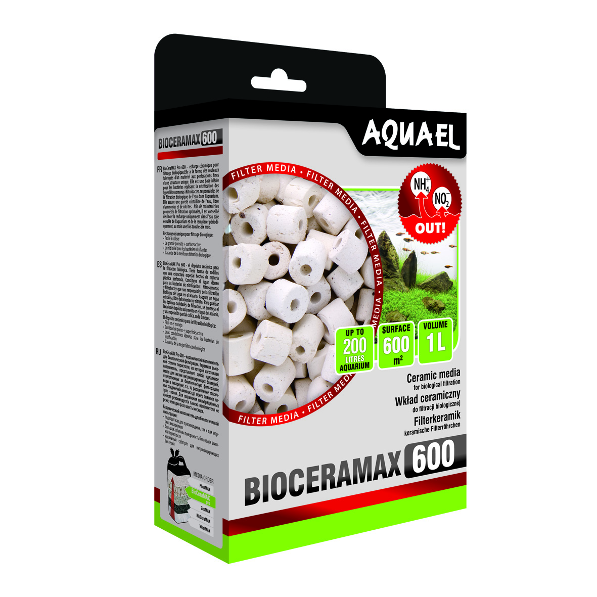 Filtermedia BioCeraMax Pro 600 1L
