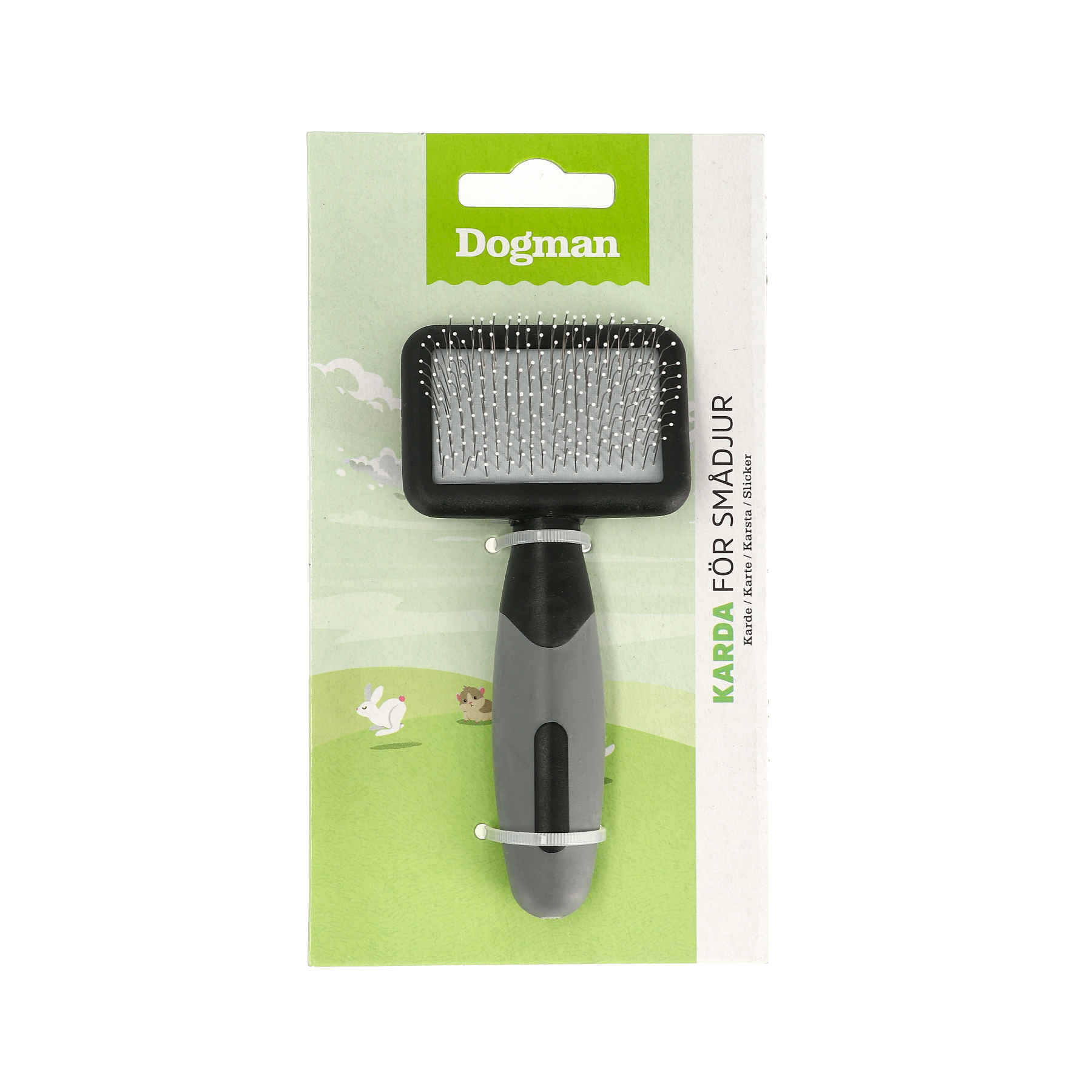 Karda med Metallborste