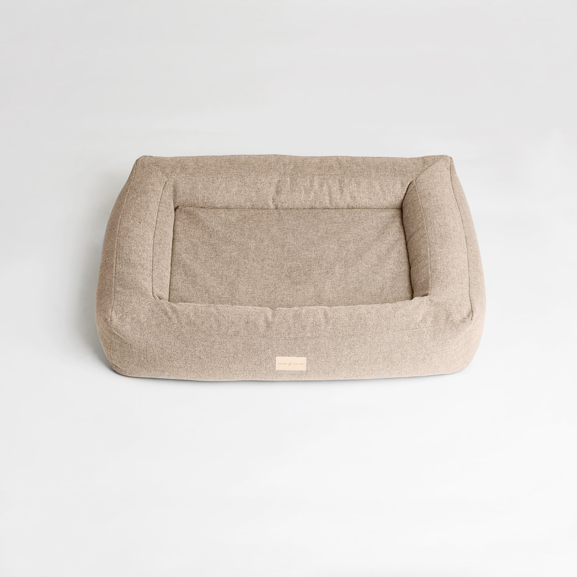 Box Bed Dog Bed Beige