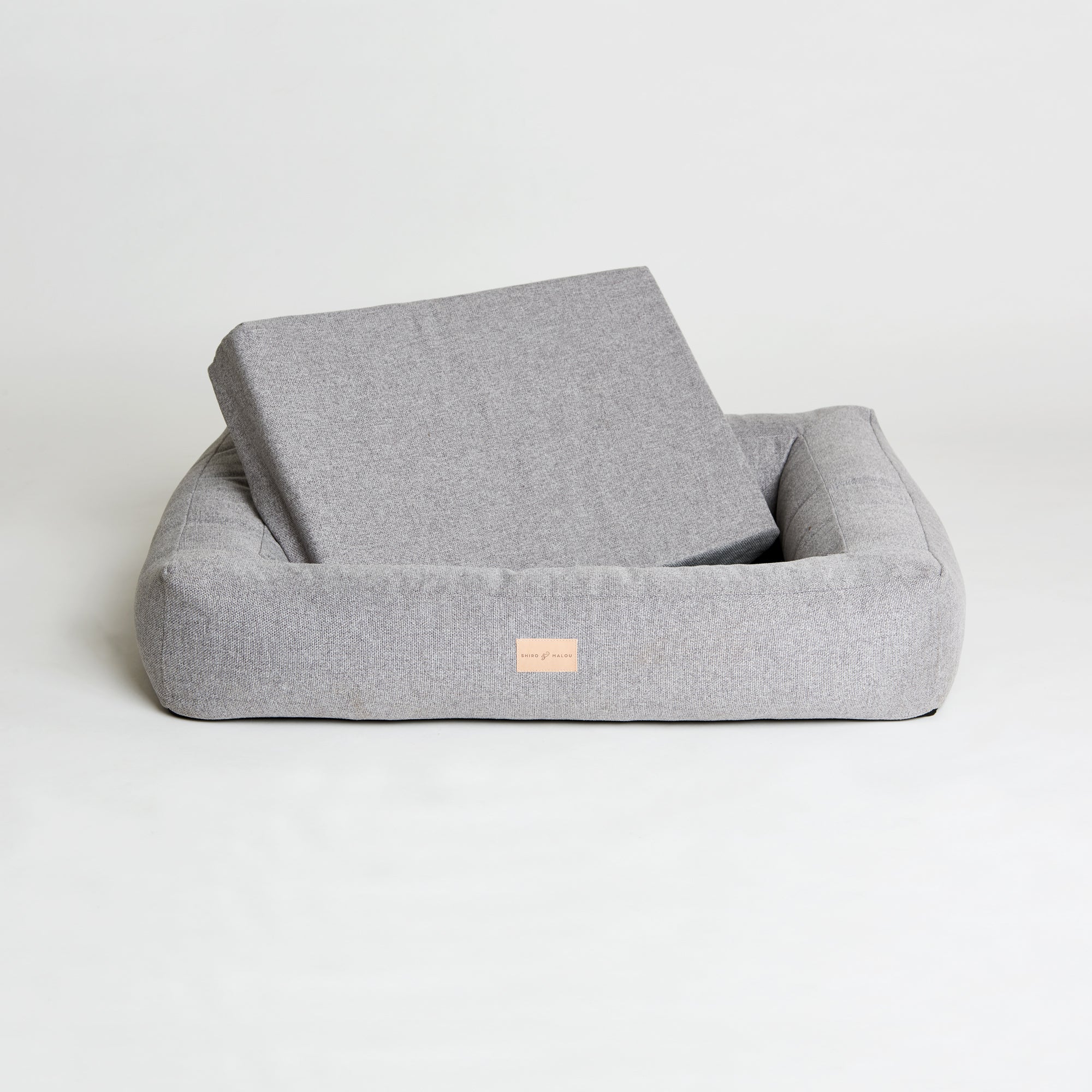 Box Bed Dog Bed Gray