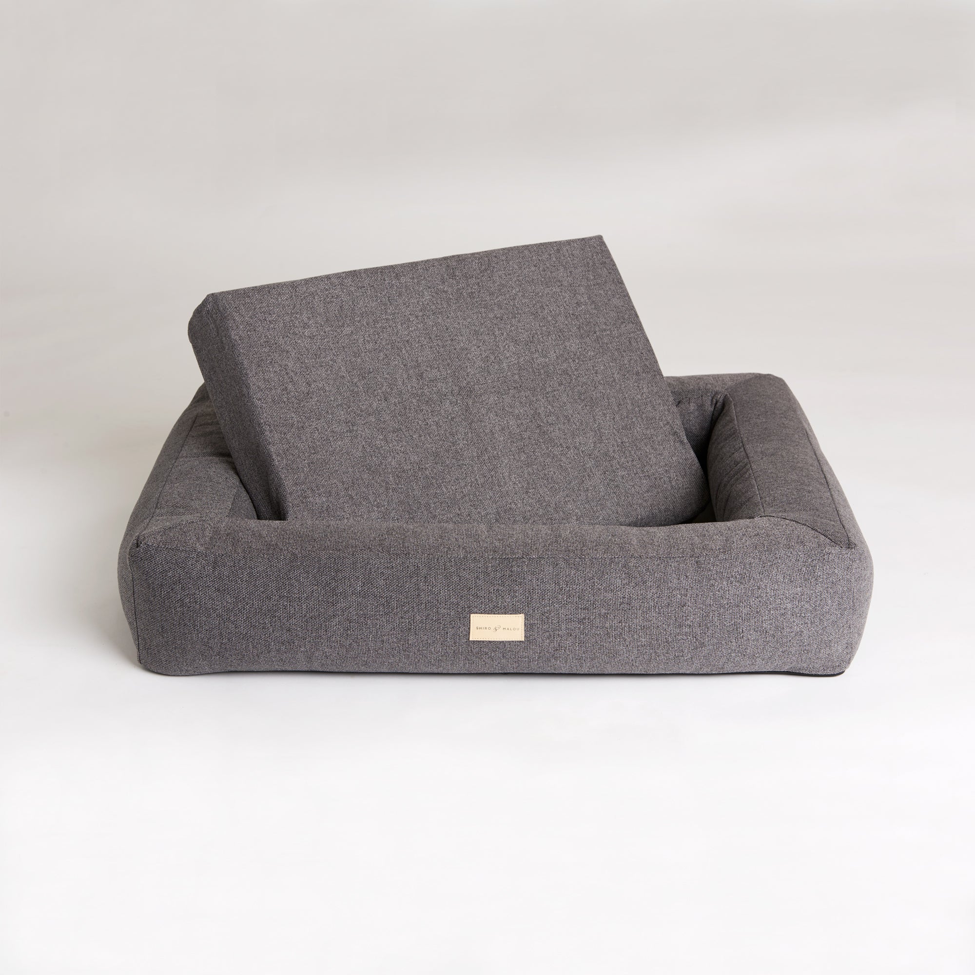 Box Bed Dog Bed Dark Gray