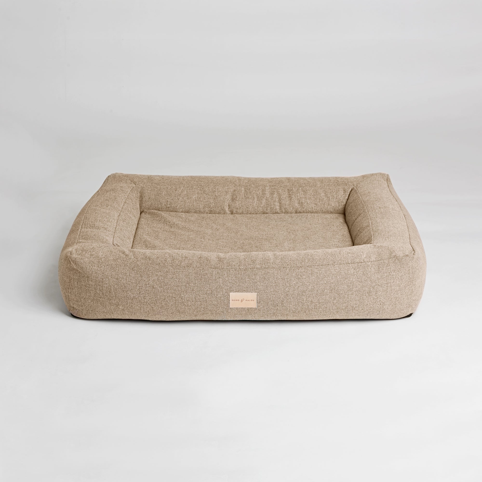 Box Bed Dog Bed Beige
