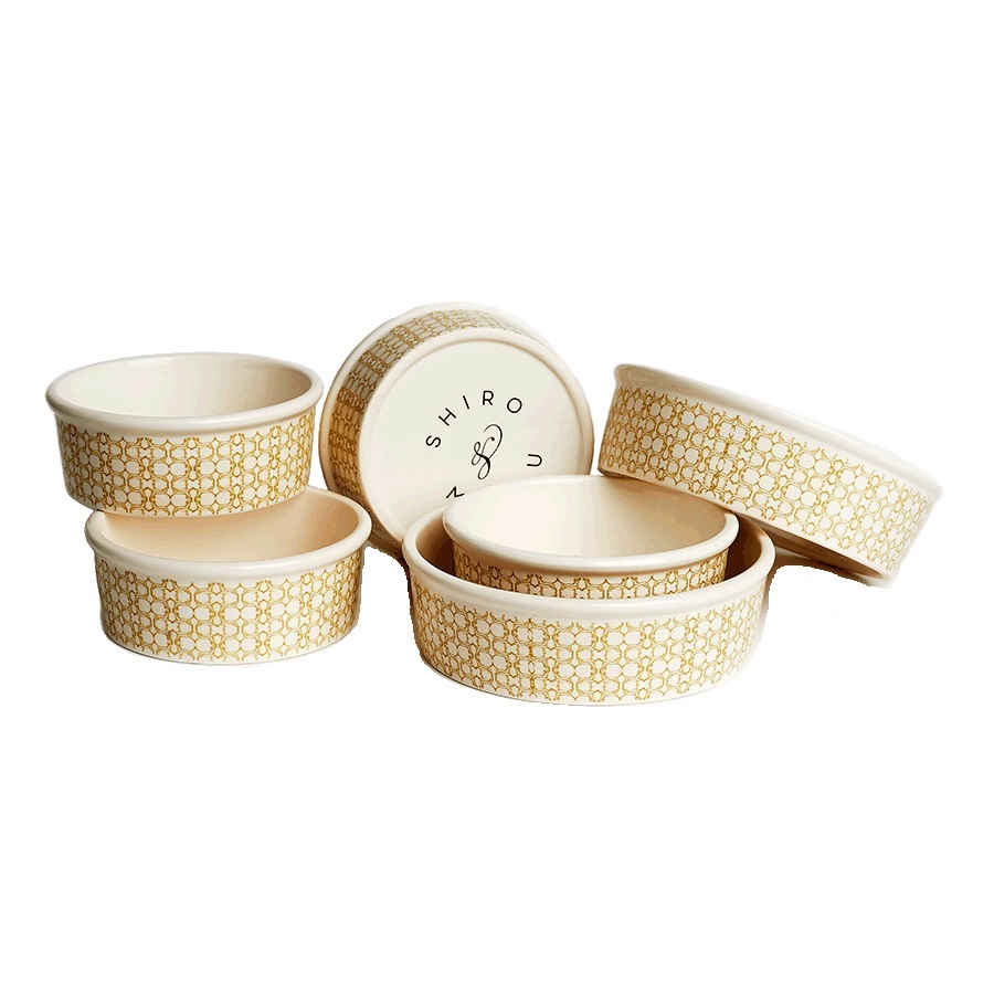 Shiro Matsk&aring;l Keramik Beige S