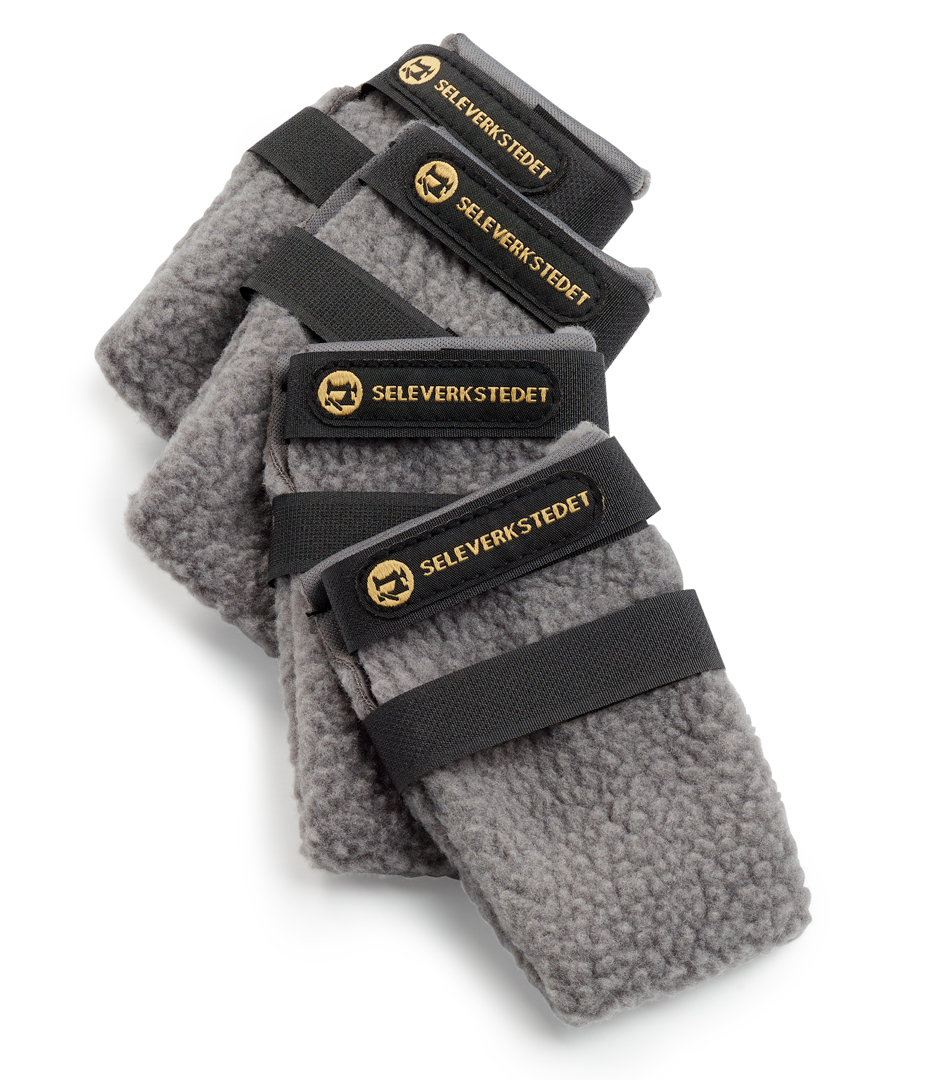 Hundskor High Fleece 4p Grå Mini+