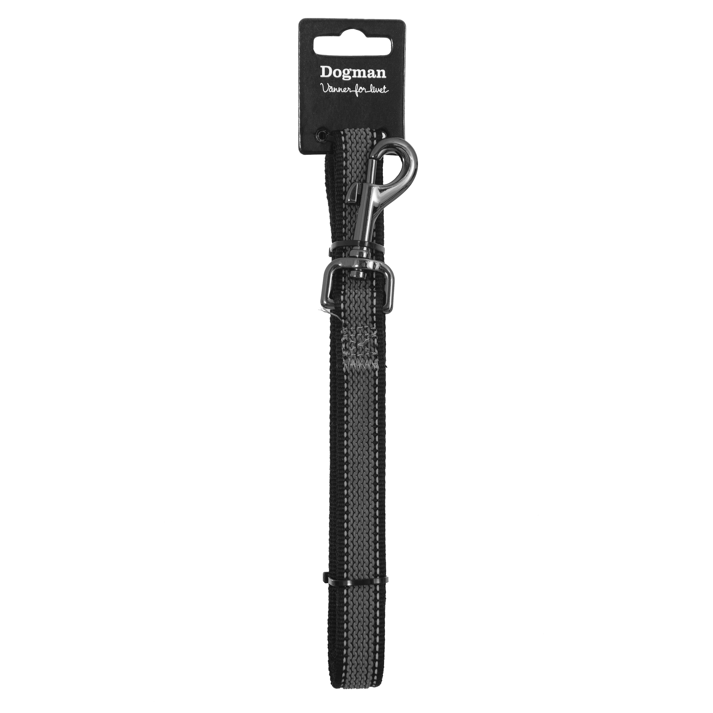 AntiSlip-Hundkoppel Iris Svart 3 m