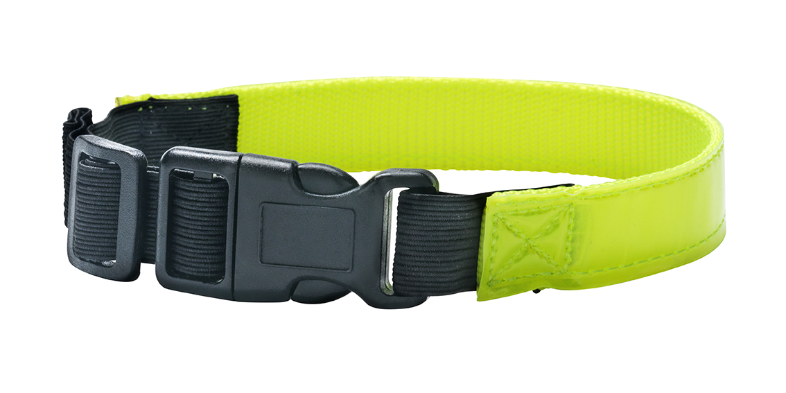 Reflexhalsband Gul XS