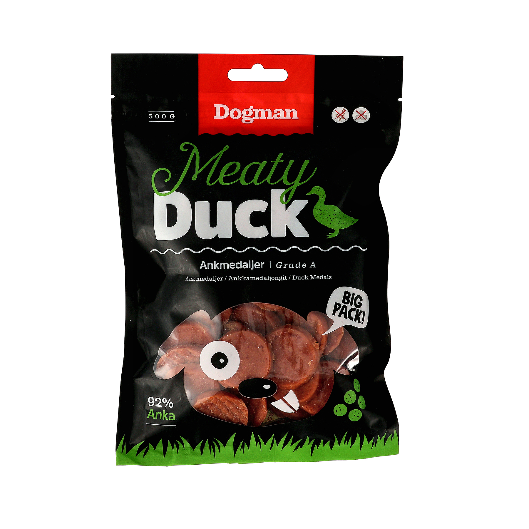 Meaty Ankmedaljer Hundgodis 300g
