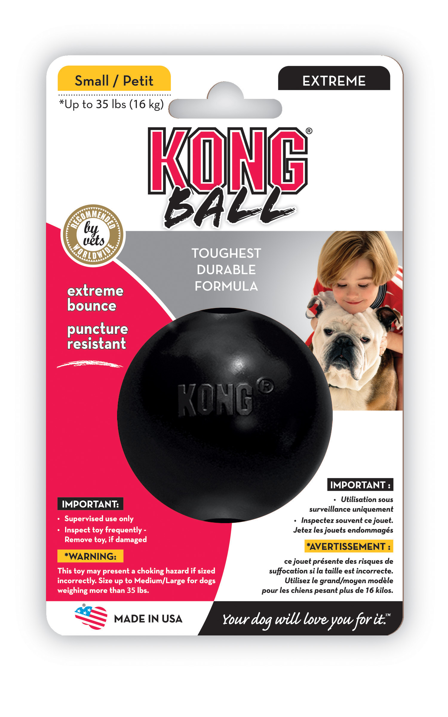 Leksak Ball Extreme Svart M/L