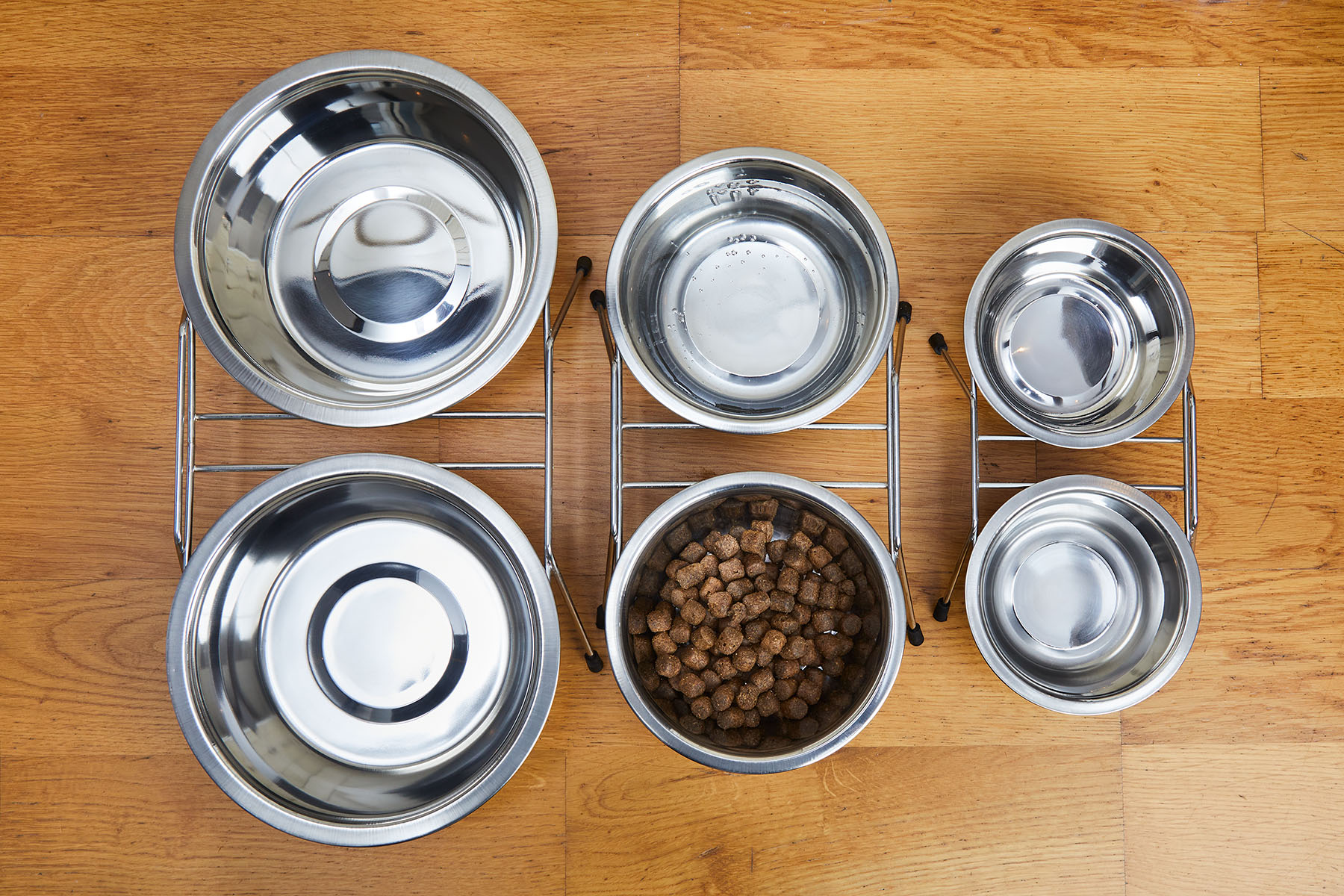 Feeding Mat with 2 Stainless Steel Bowls
