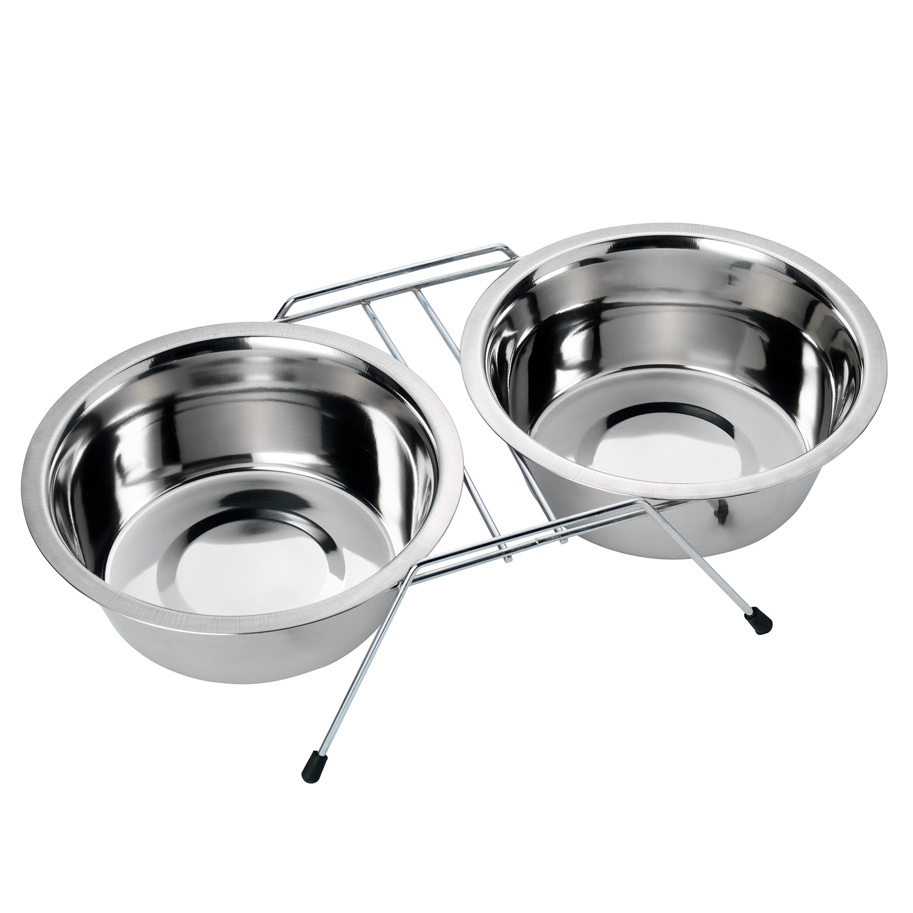 Feeding Mat with 2 Stainless Steel Bowls