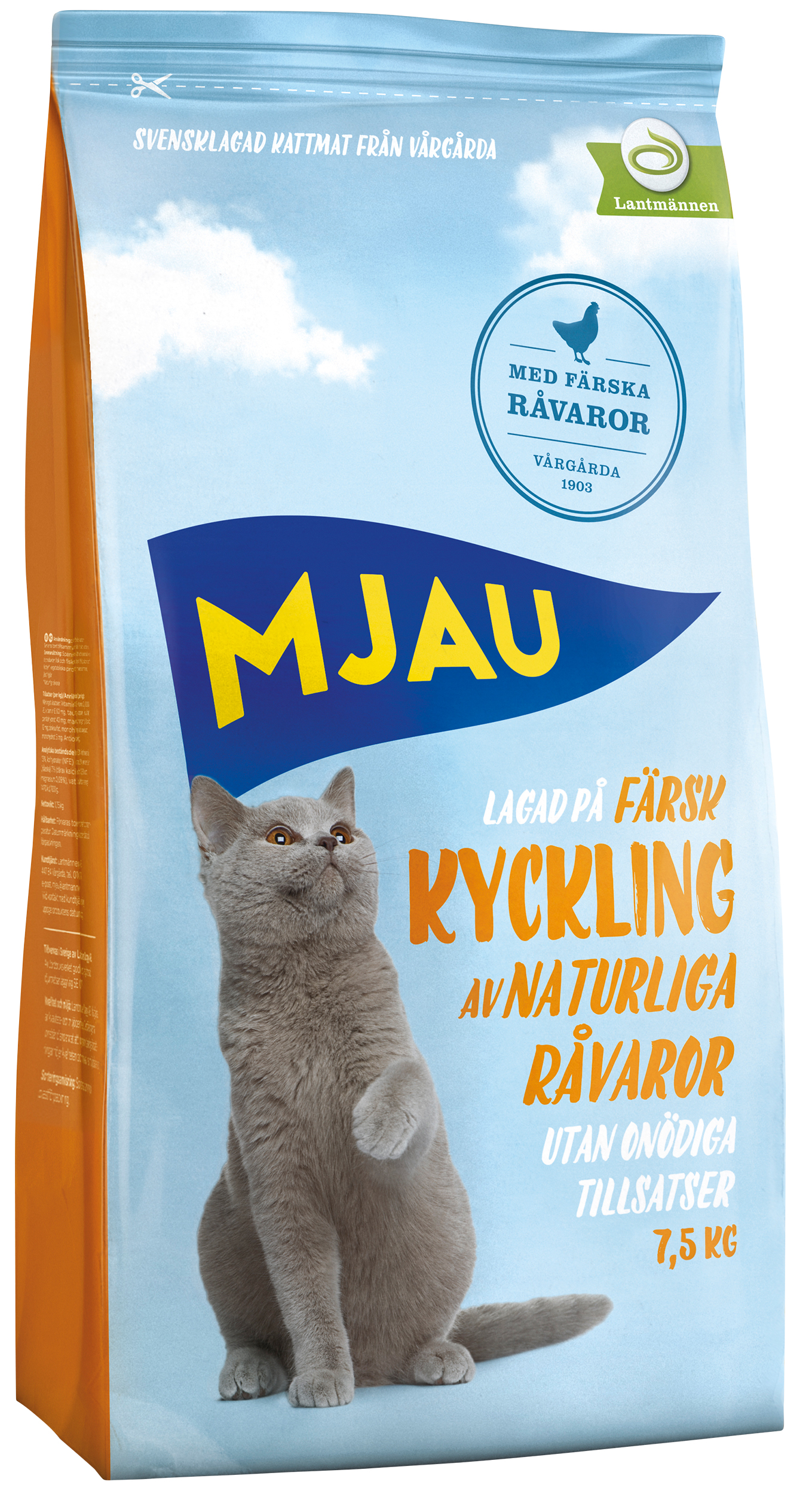 Torrfoder för katt med Kyckling 7,5kg