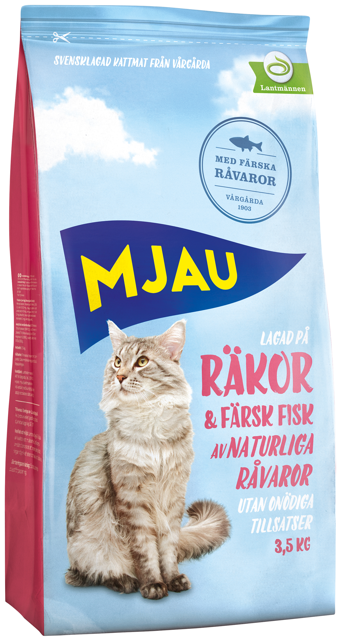 Torrfoder för katt med Räkor 3,5kg
