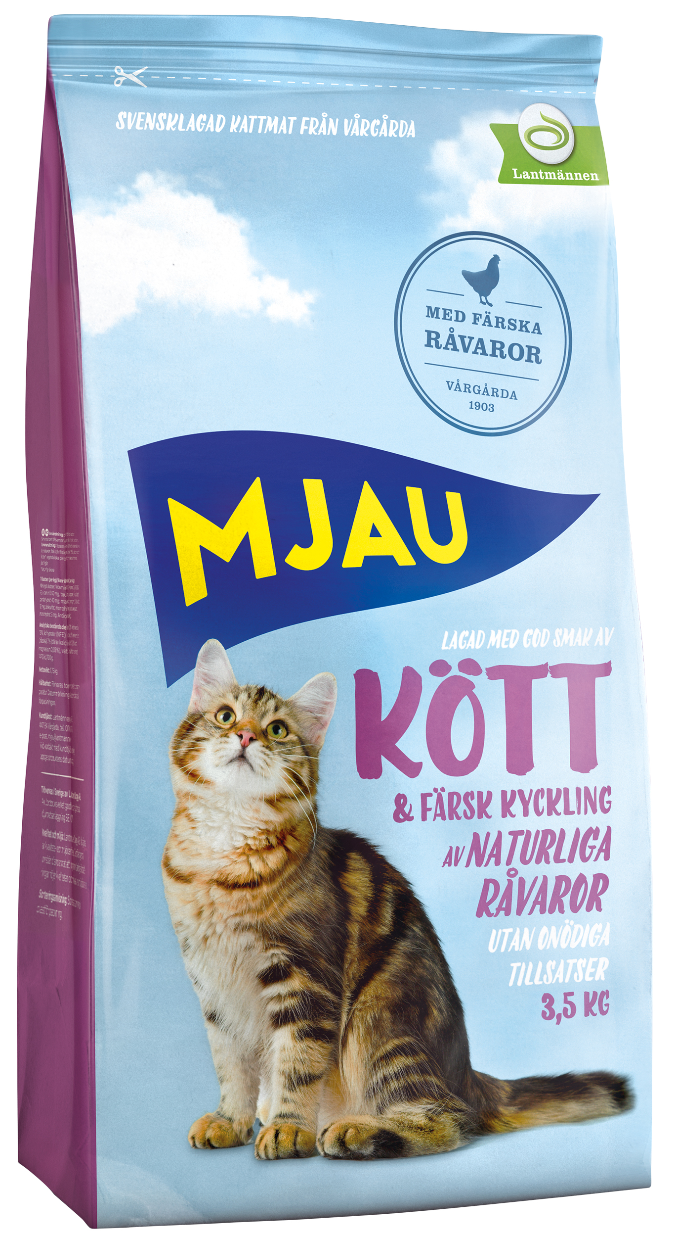 Torrfoder för katt med Kött & Kyckling 3,5kg