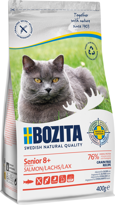 Senior 8+ Salmon Grain Free Kattmat 400g