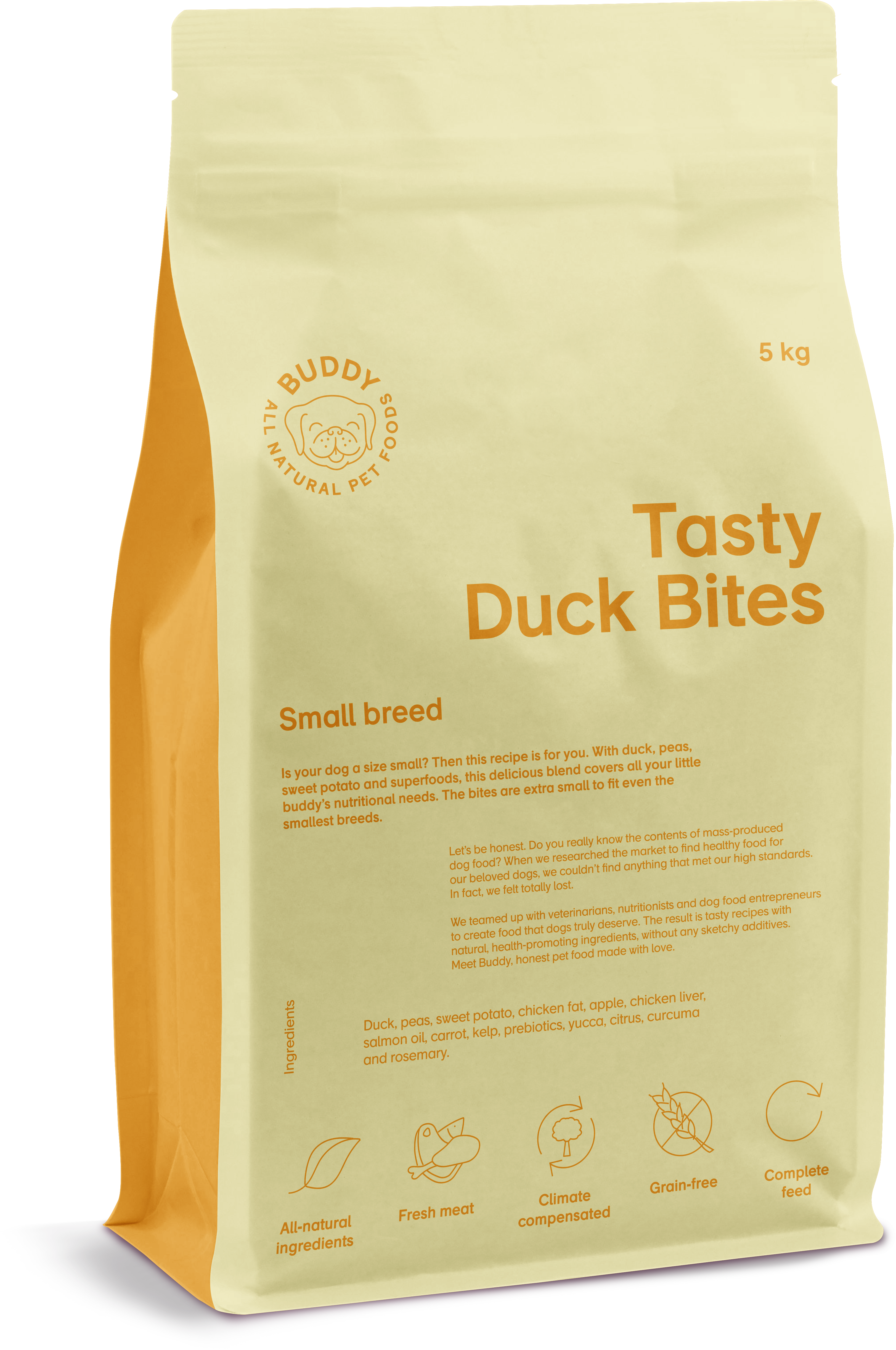Tasty Duck Bites Hundfoder 5kg
