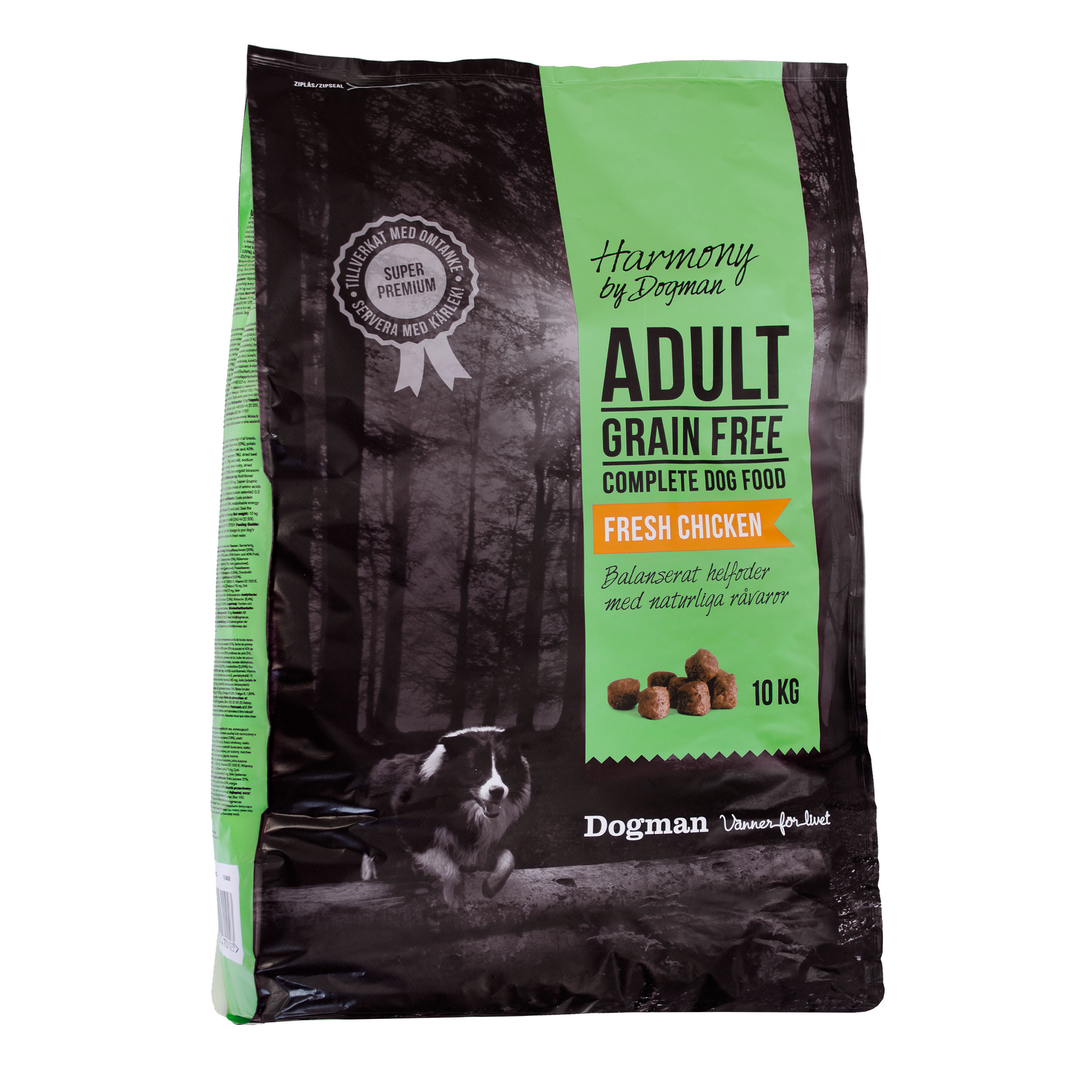 Adult spannmålsfritt hundfoder 10kg