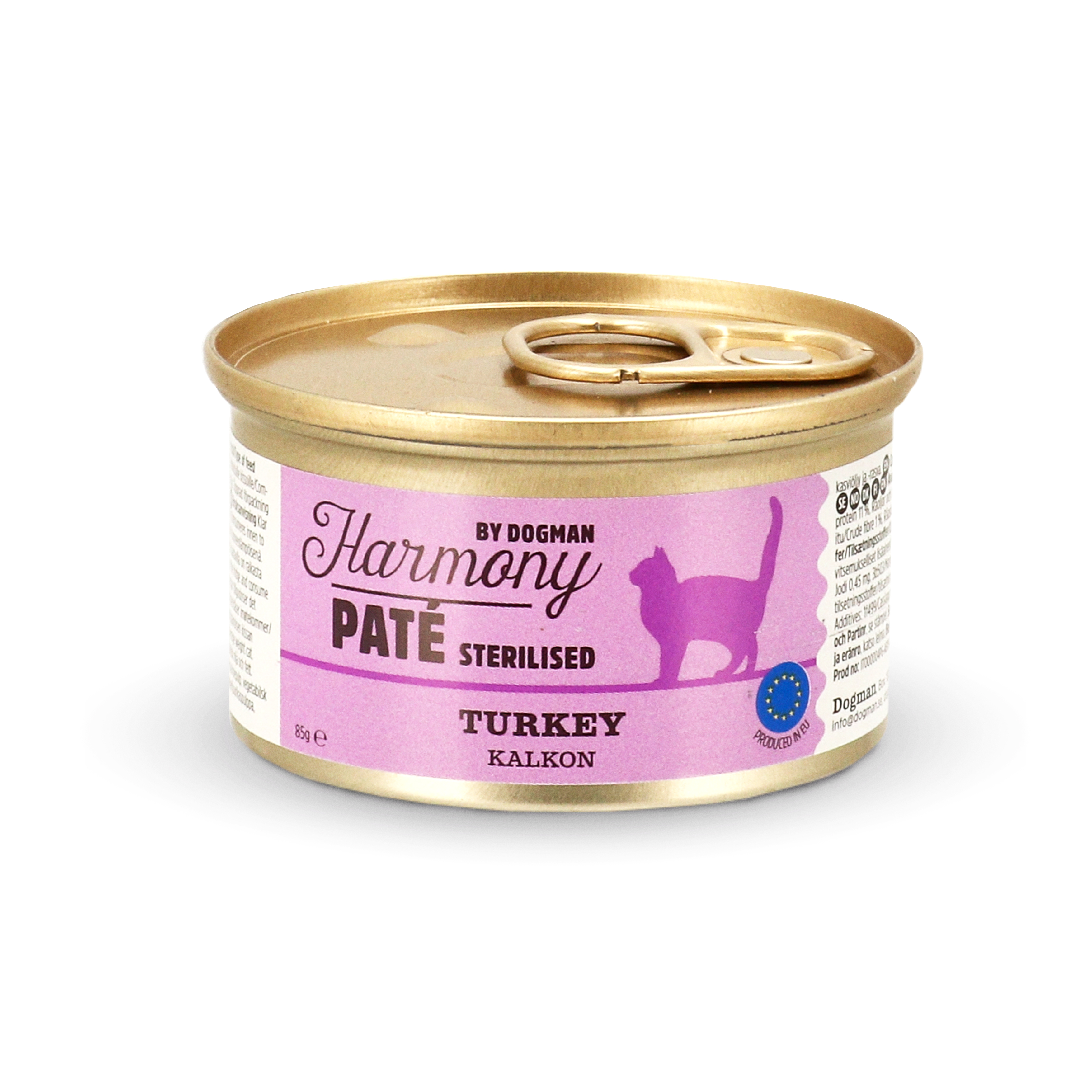 Pat&eacute; bl&ouml;tmat f&ouml;r katt med kalkon 85g