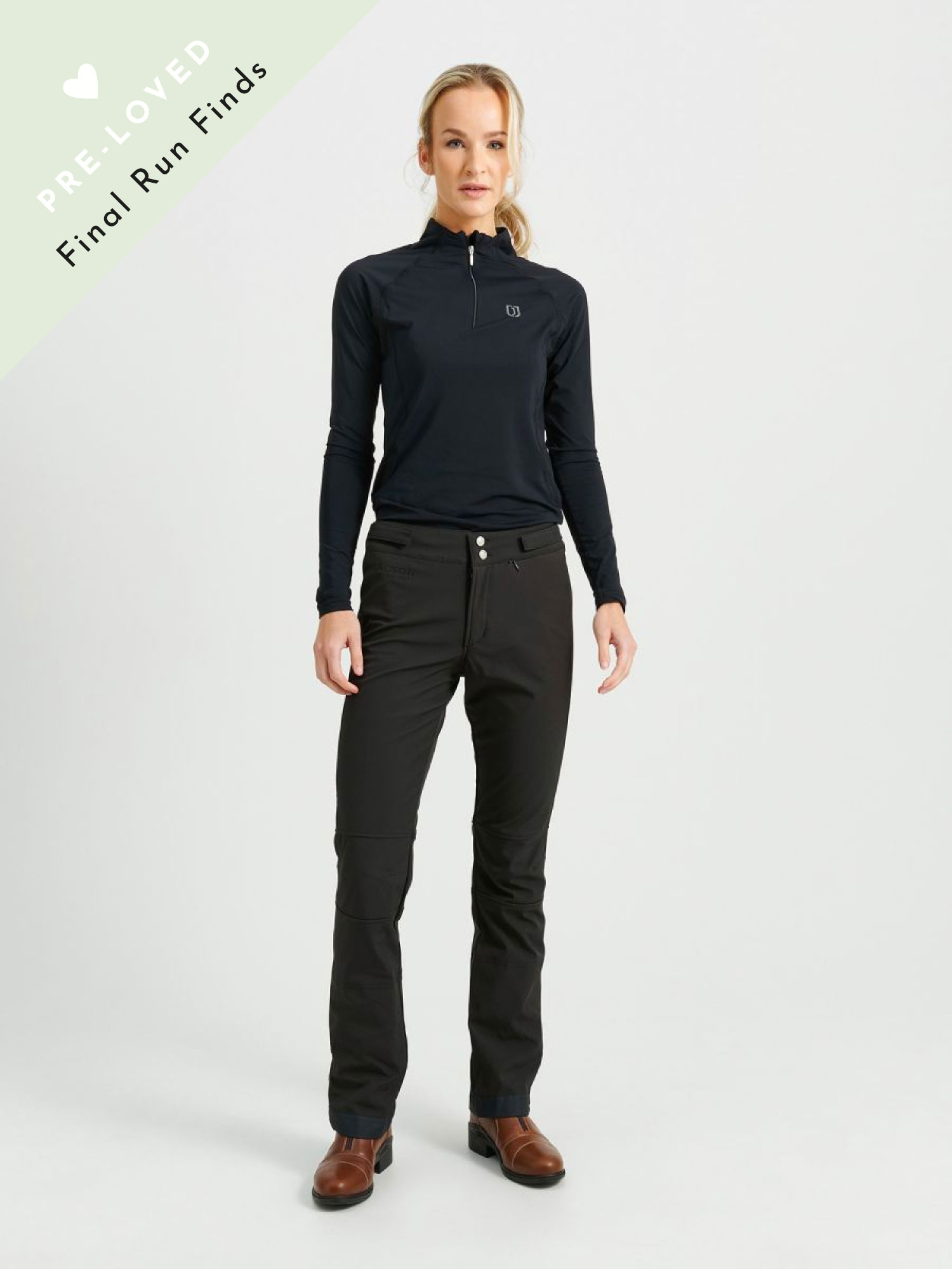 Softshellbyxa Svart Xs