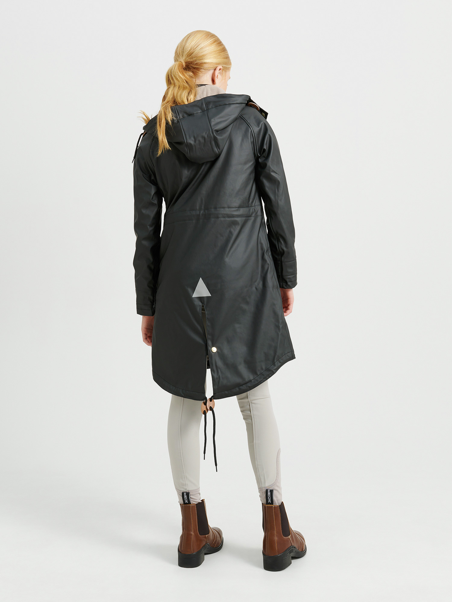 Peggy Regnkappa Junior Svart 146/152