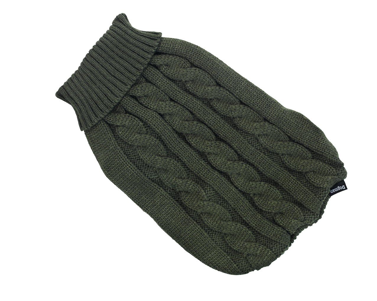 Stickad Hundtröja Gina Grön 45cm
