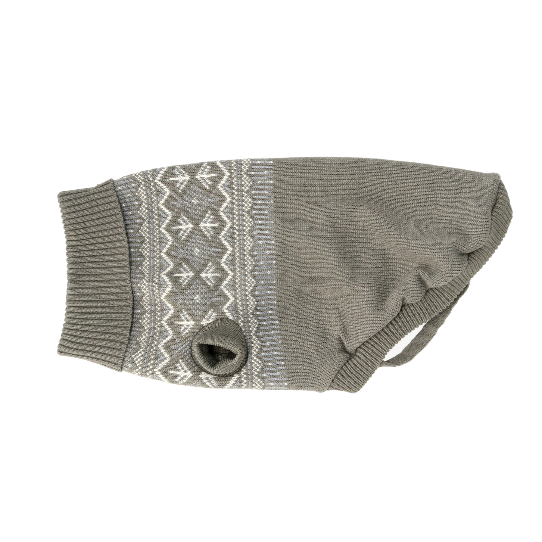 Stickad Hundtr&ouml;ja Iselin Gr&aring;