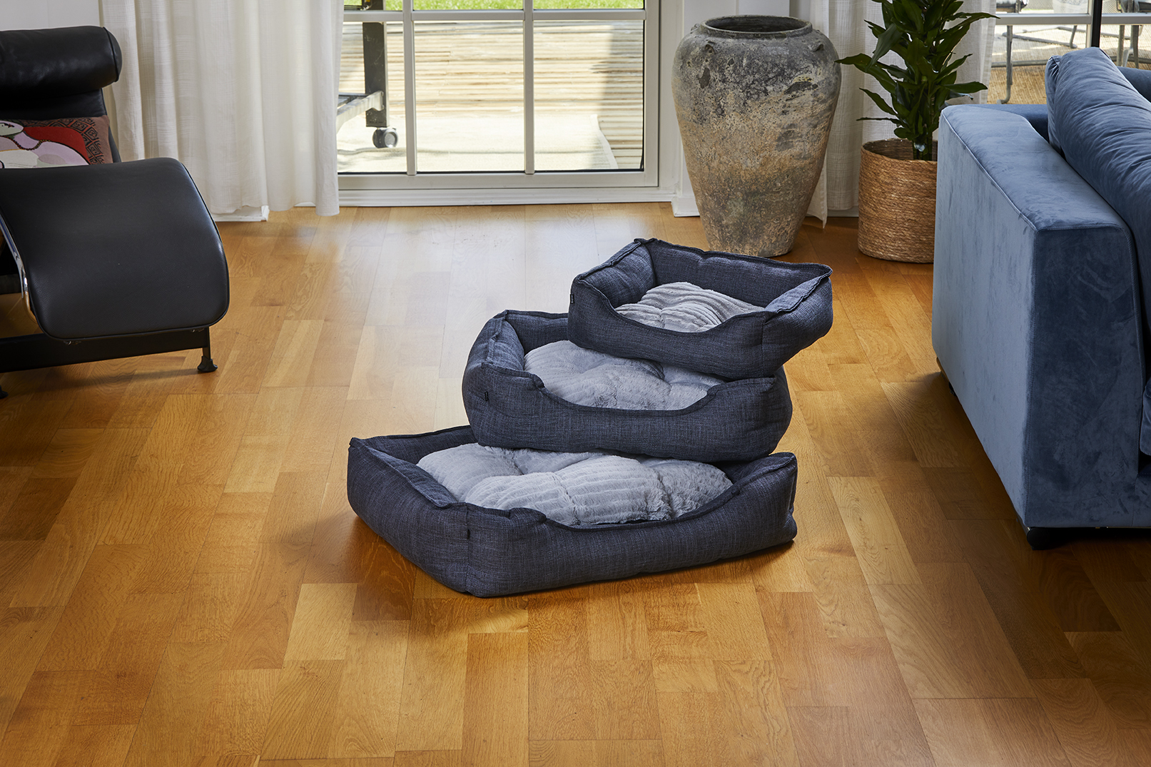 Classic Lord Dog Bed Grey