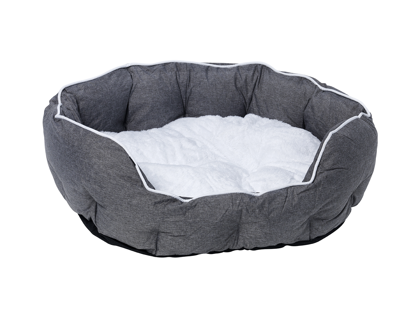 Buddy Dog Bed Oval Gray