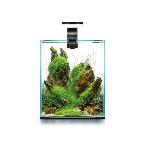 Akvarium Shrimp Set Day&Night Svart 30L