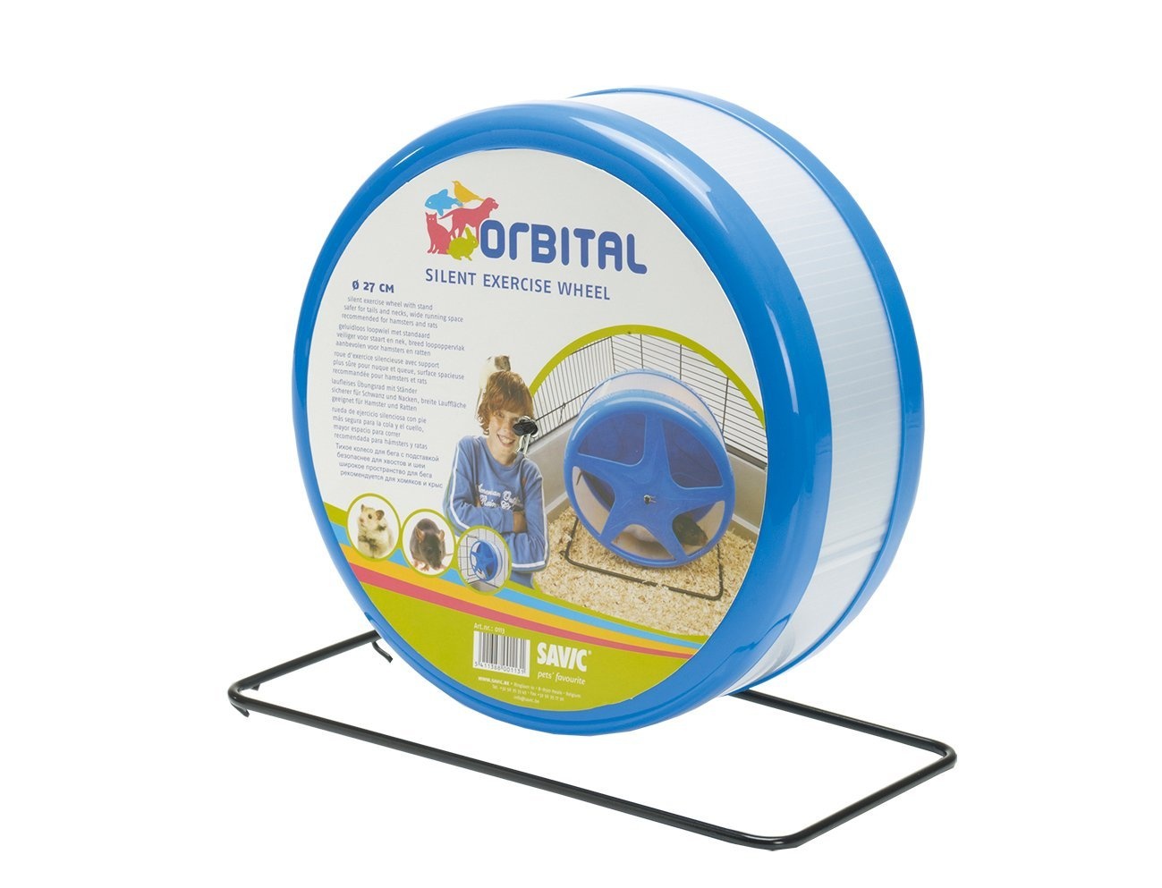 Smådjurshjul Orbital Blå