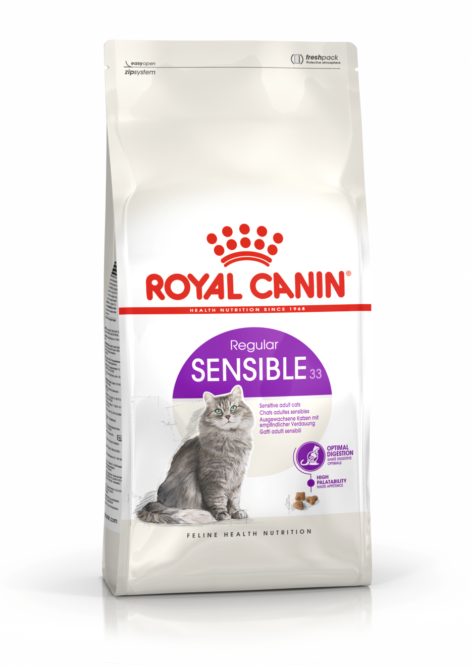Sensible Adult Torrfoder för katt 4kg