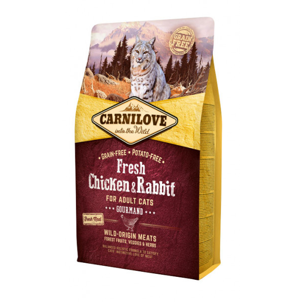 Fresh Chicken &amp; Rabbit Gourmand Kattmat 2kg