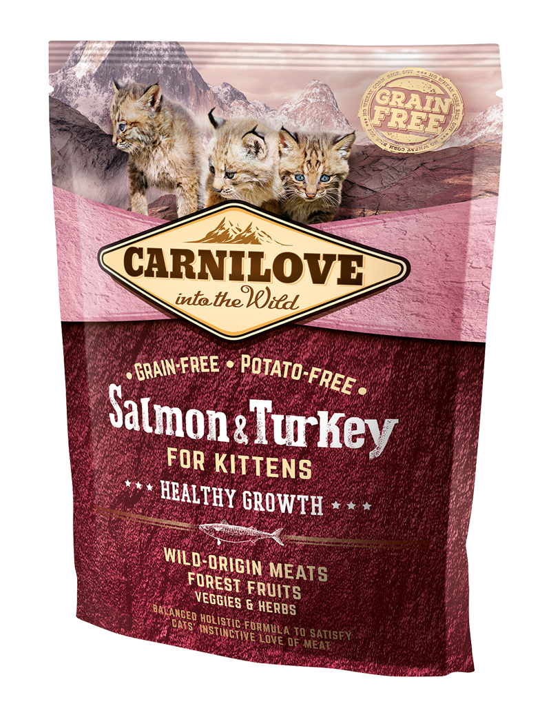 Salmon & Turkey Healthy Growth Kitten Kattmat 400g
