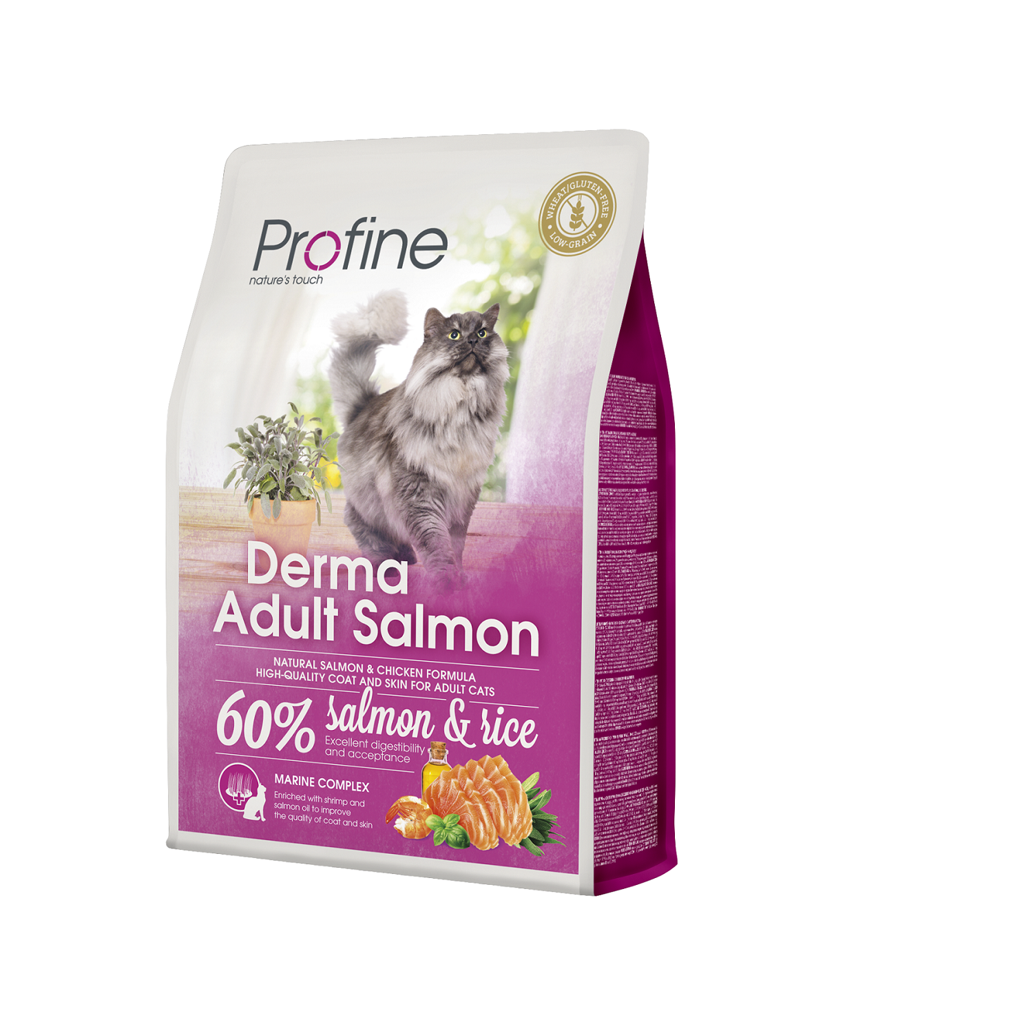 Derma Adult Salmon Torrfoder för katt 2kg