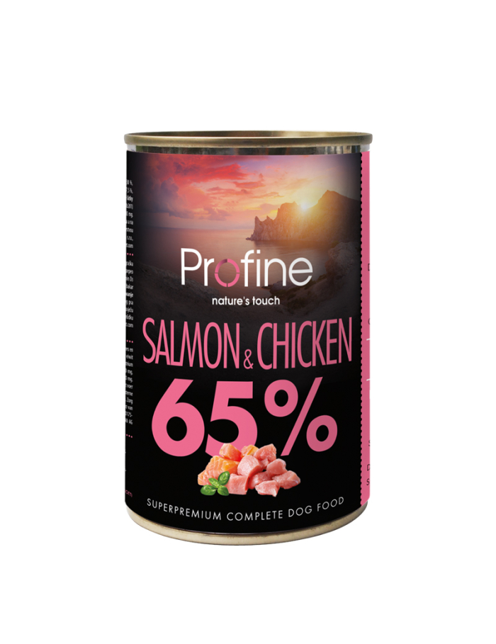 Bilde av Dog 65% Salmon & Chicken 400g