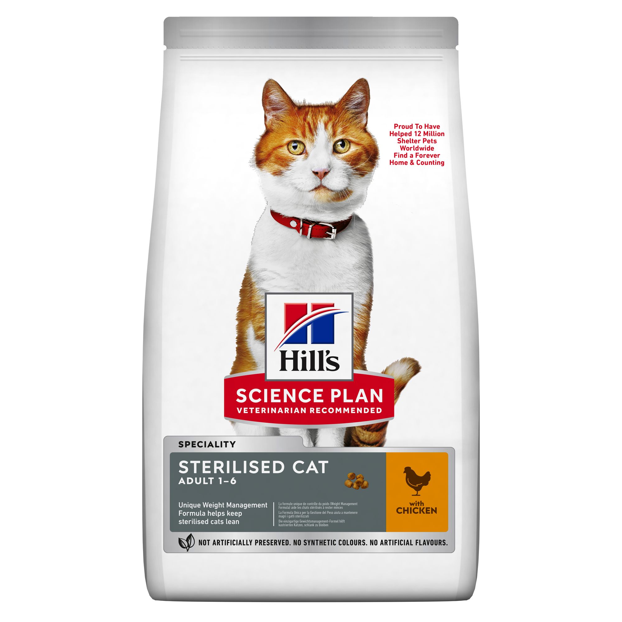 Adult Sterilised Chicken Torrfoder För Katt 1,5kg