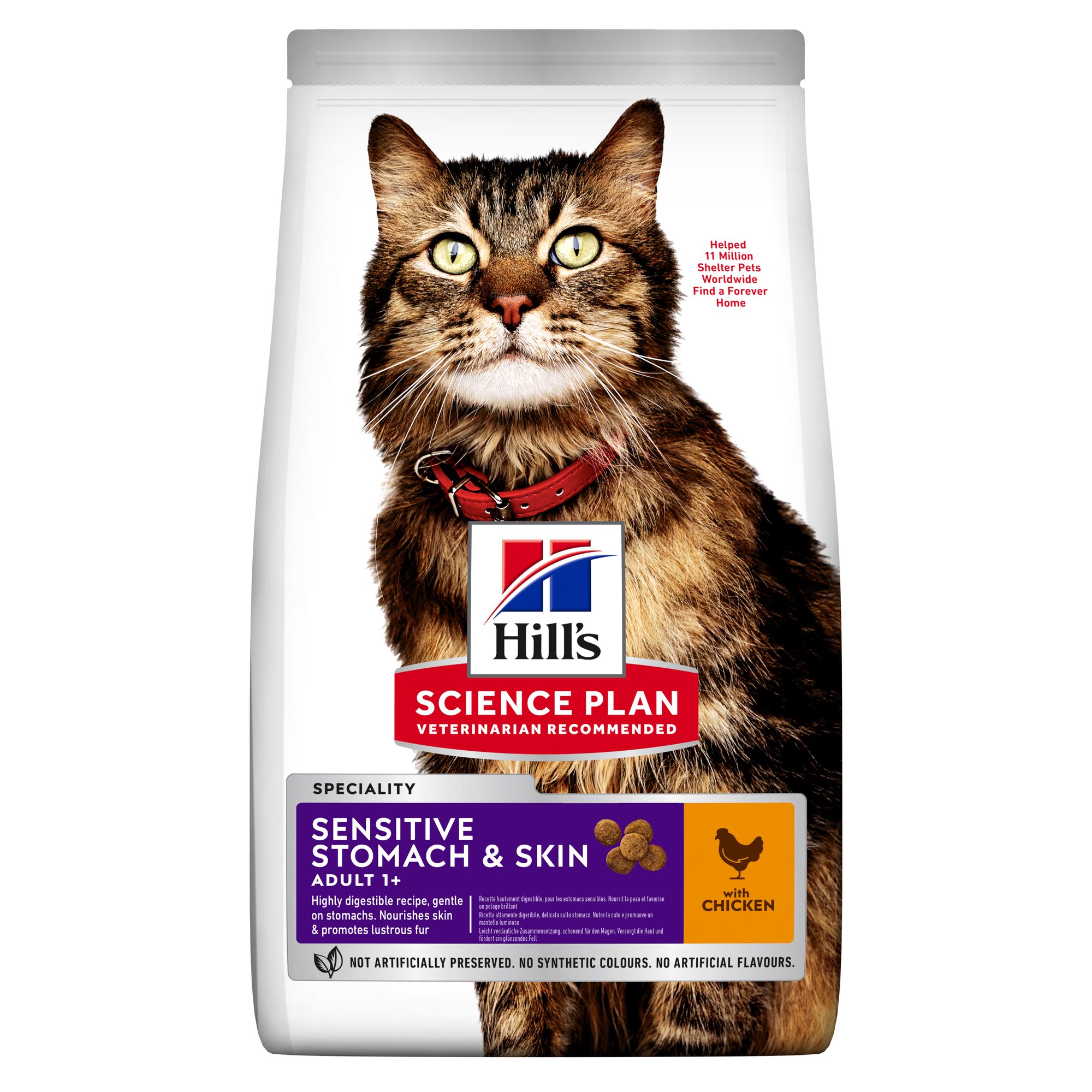 Adult Sensitive Stomach&amp;Skin Chicken Kattmat 7kg