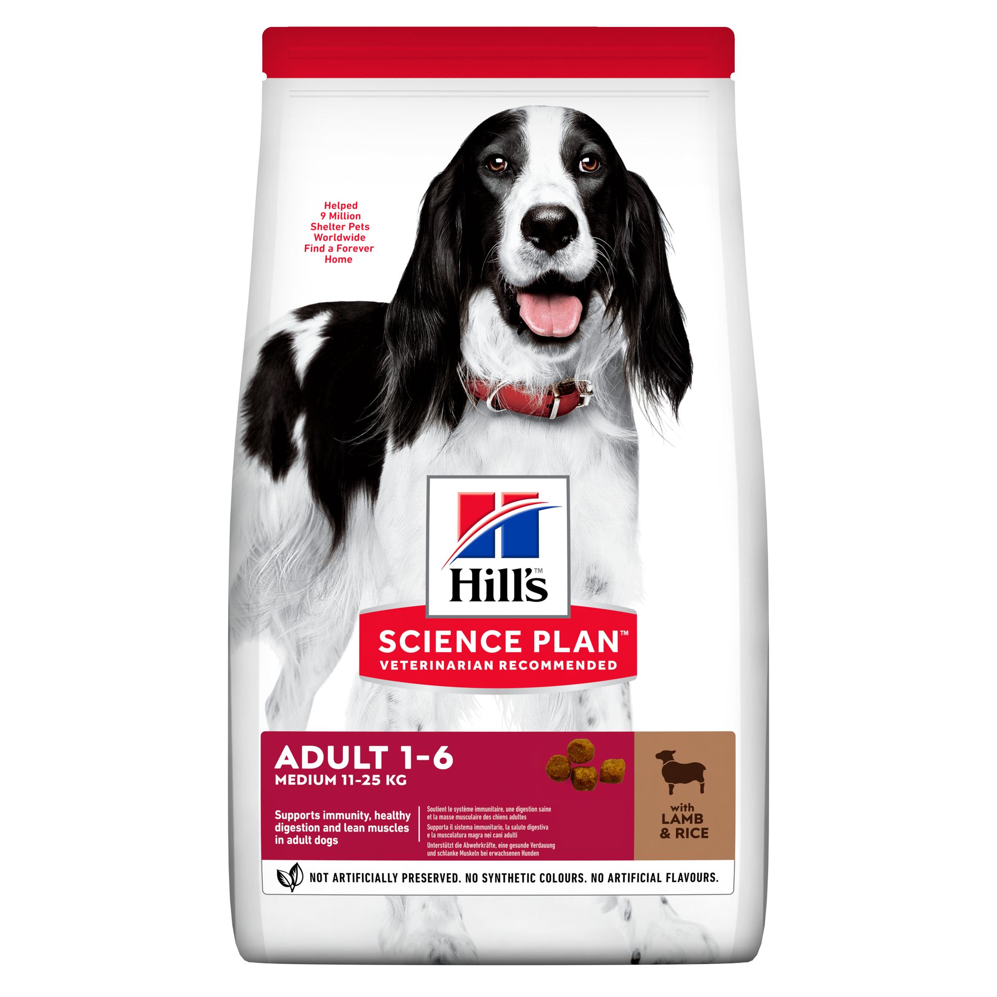 Adult Medium Lamb & Rice Torrfoder f&ouml;r hund 2,5kg